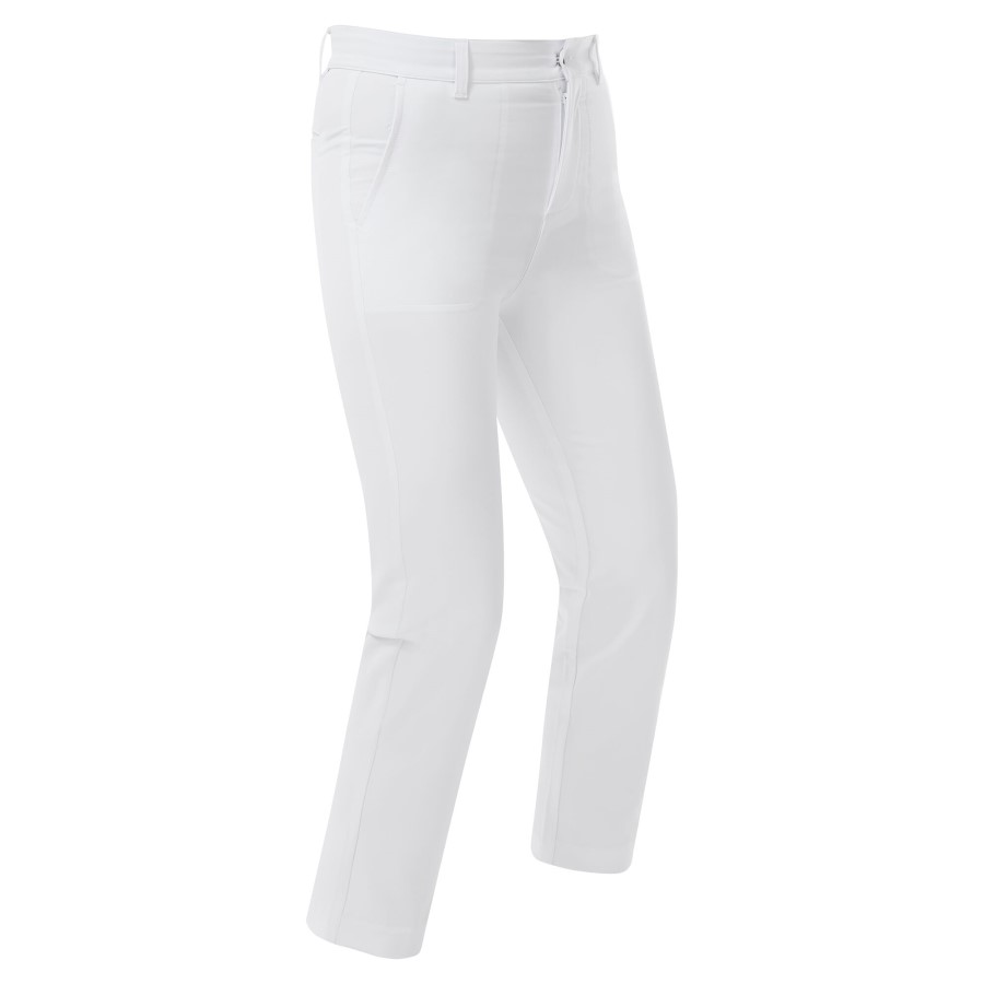 Hvit Stretch Cropped Bukser Footjoy Norge