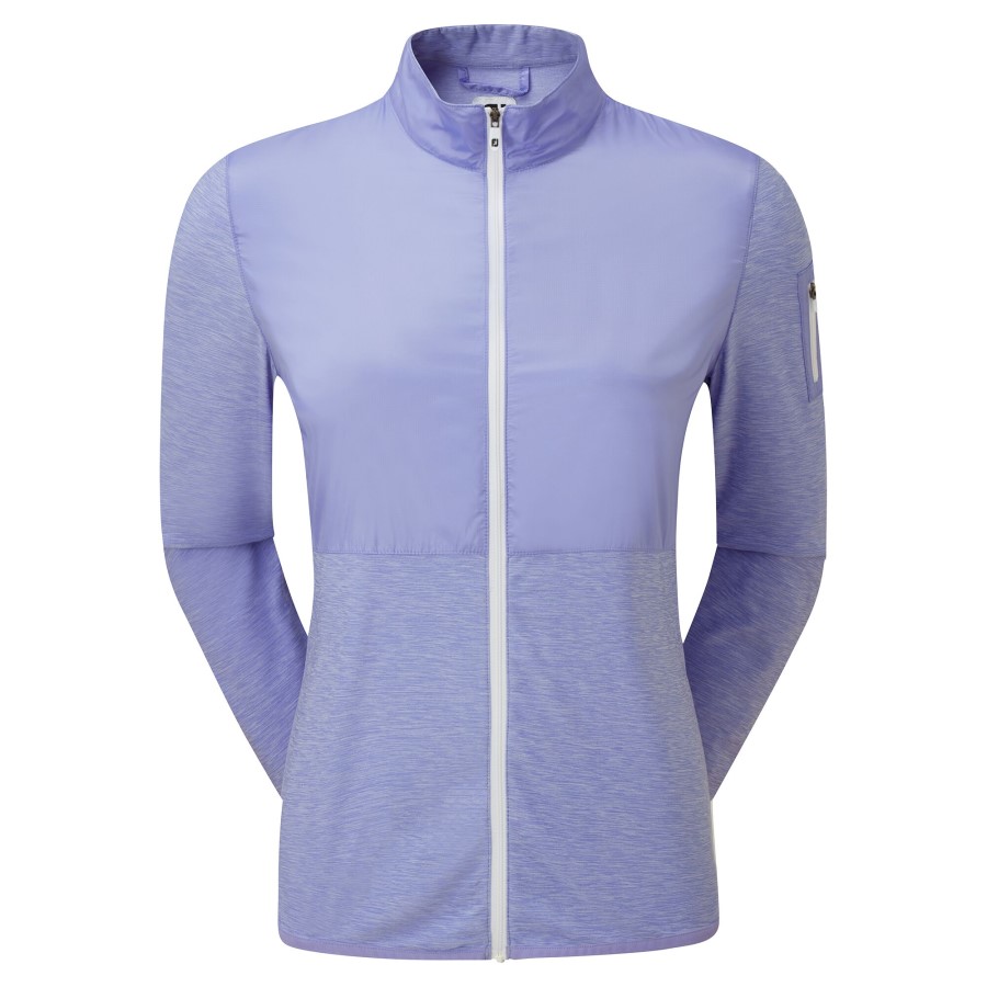 Violet Footjoy Norge Full-zip Space Dye Mellomlag