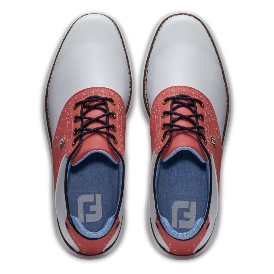 Footjoy Norge Hvit-rose Tradisjoner - Sommerklassikere Kvinner