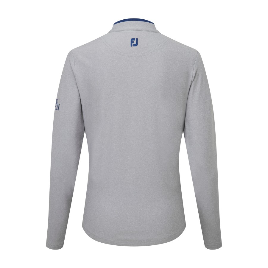 åpen Strikk Mellomlag Dame Footjoy Norge Antikk Sølvåpen Blå