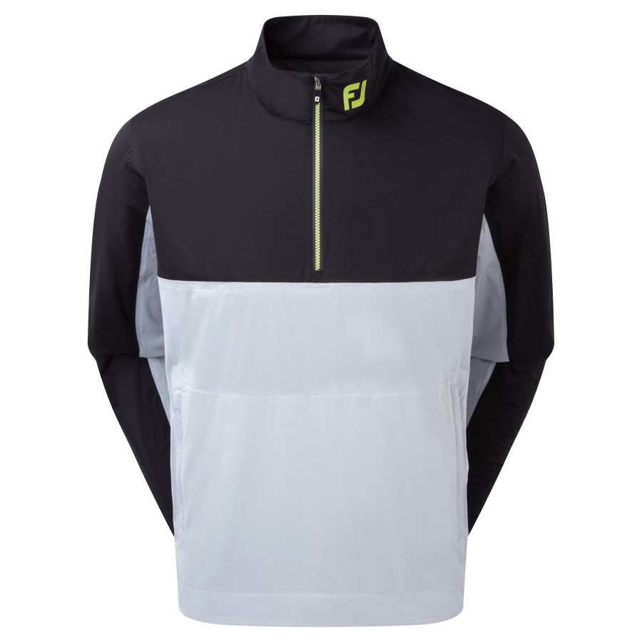 Footjoy Norge Fj Hydroknit 1-2 Zip Sort-grå-lime
