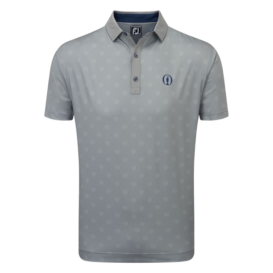 Footjoy Norge Tonal Logo Foulard Polo Antikk Sølv