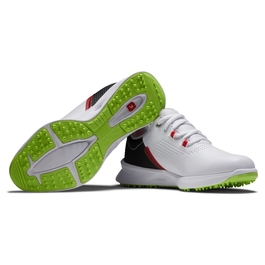 Hvit-svart-lime Fuel Junior Footjoy Norge