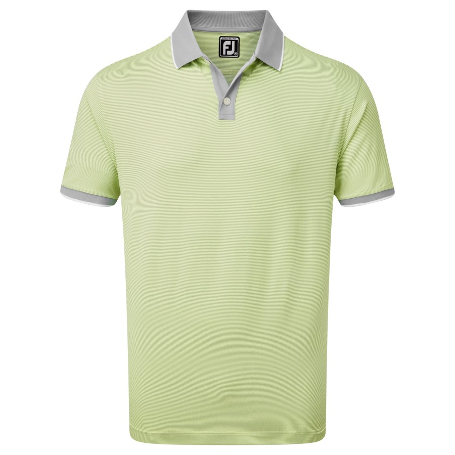 Pique Ministripe Grå-lime Footjoy Norge