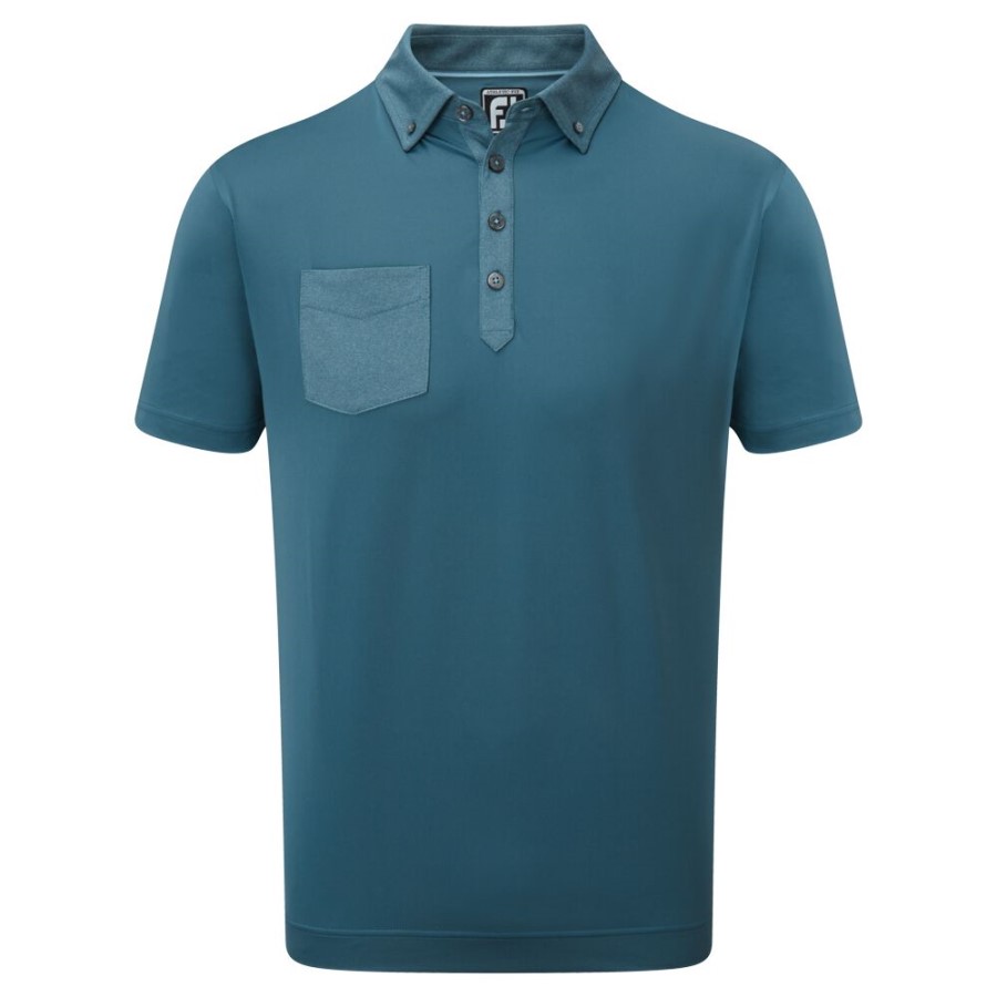 Footjoy Norge Tonal Trim Solid Med Pocket Lisle Blekk