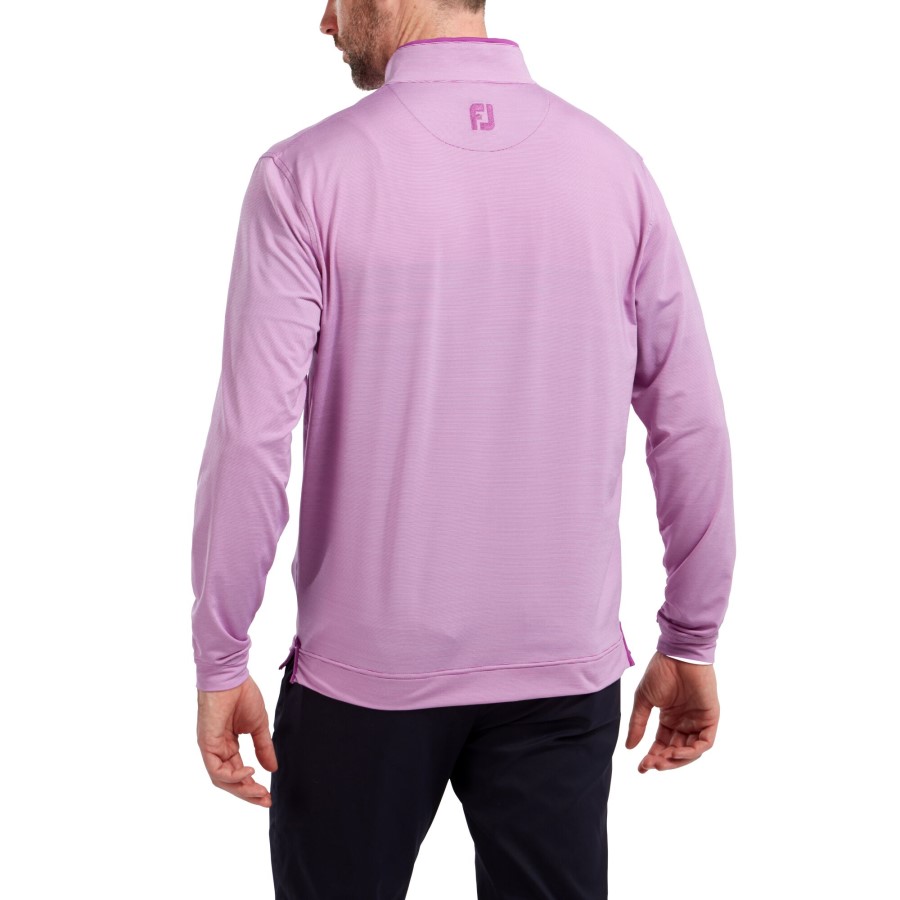 Mulberry-hvit Lett Mikrostripe Chill-out Footjoy Norge