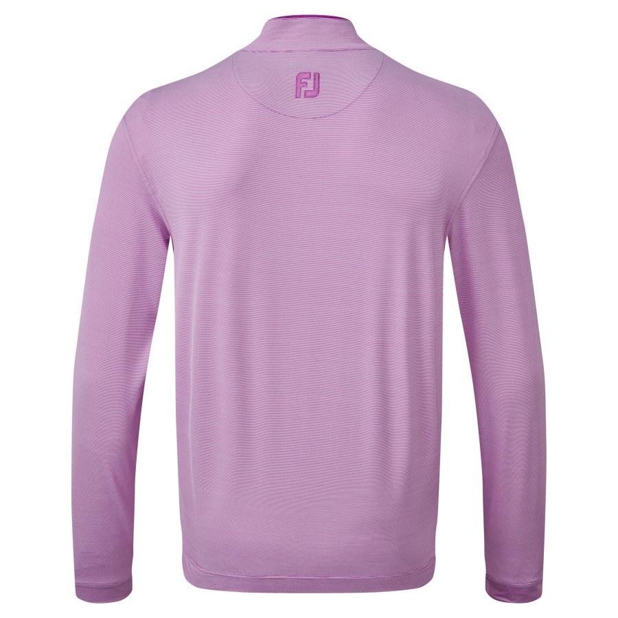 Mulberry-hvit Lett Mikrostripe Chill-out Footjoy Norge