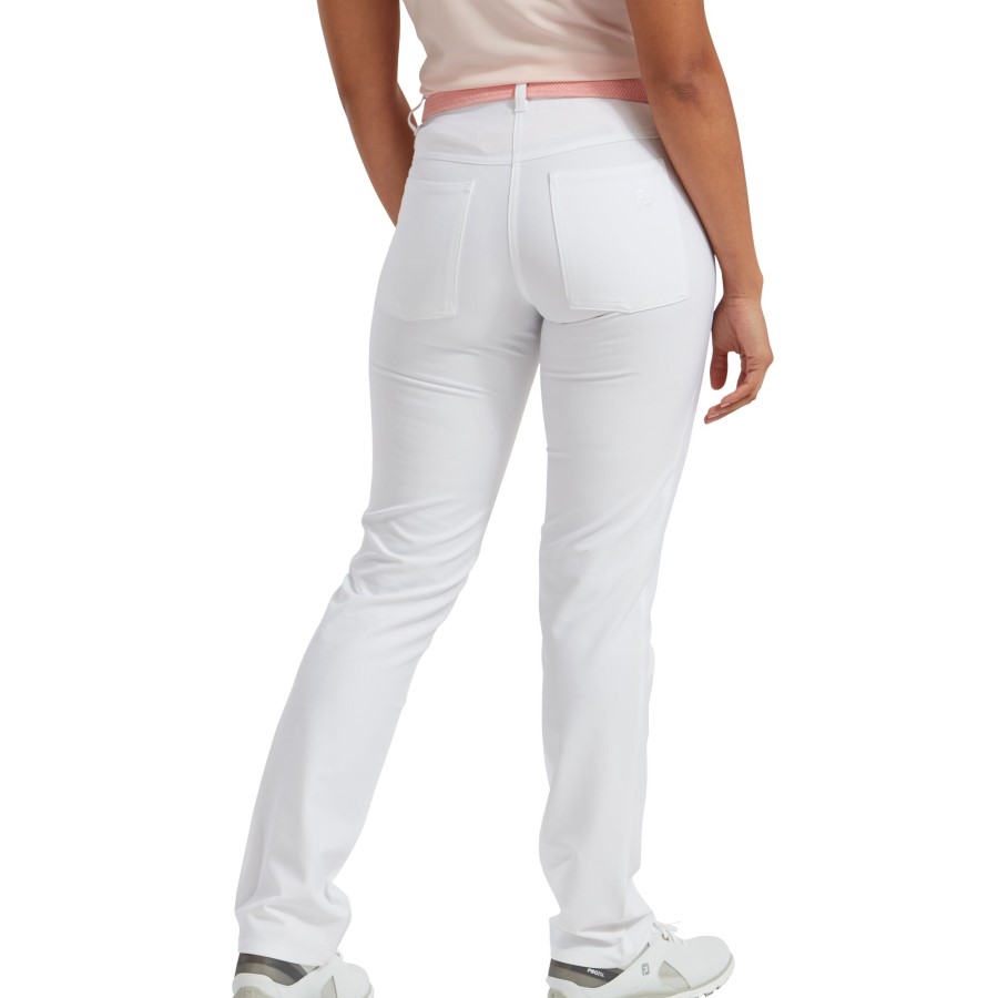 Hvit Golfleisure Stretchbukse Dame Footjoy Norge