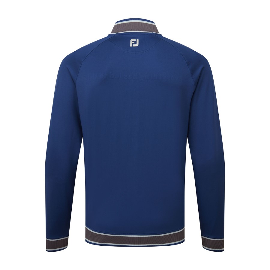 åpen Blå Footjoy Norge åpen Strikket Treningsjakke