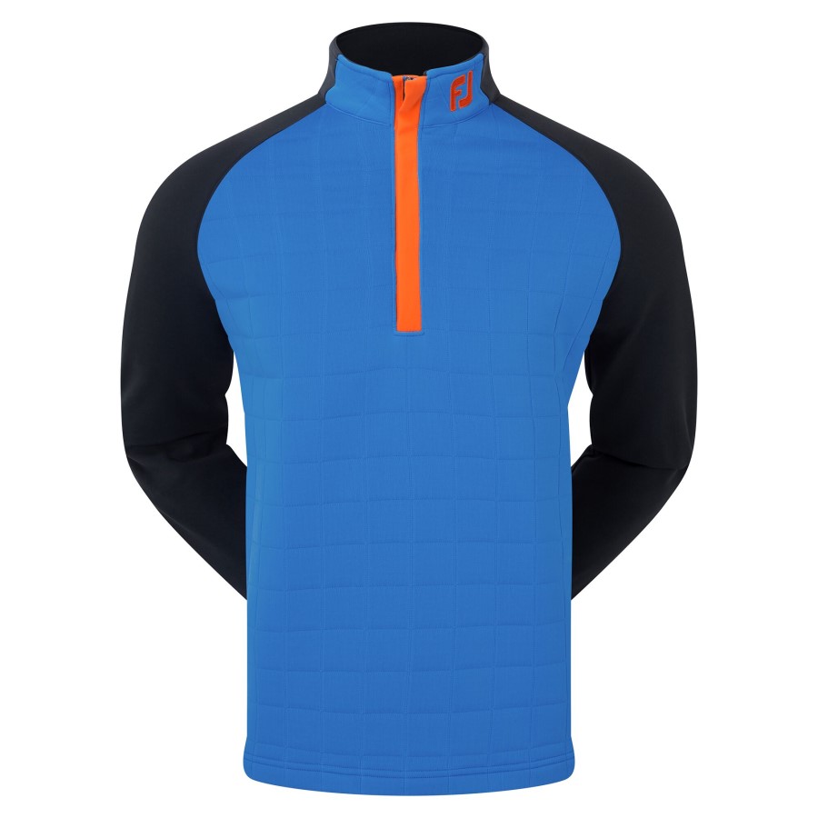Footjoy Norge Sapphire-svart-oransje Vattert Jacquard Chill-out Xp