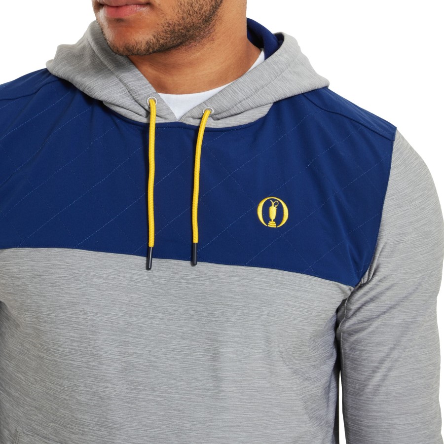 åpen Hybrid Hettegenser Footjoy Norge Sølv-åpen Blå