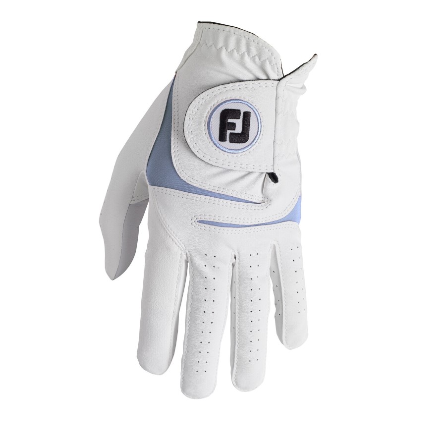 Hvit-blå Footjoy Norge Weathersof