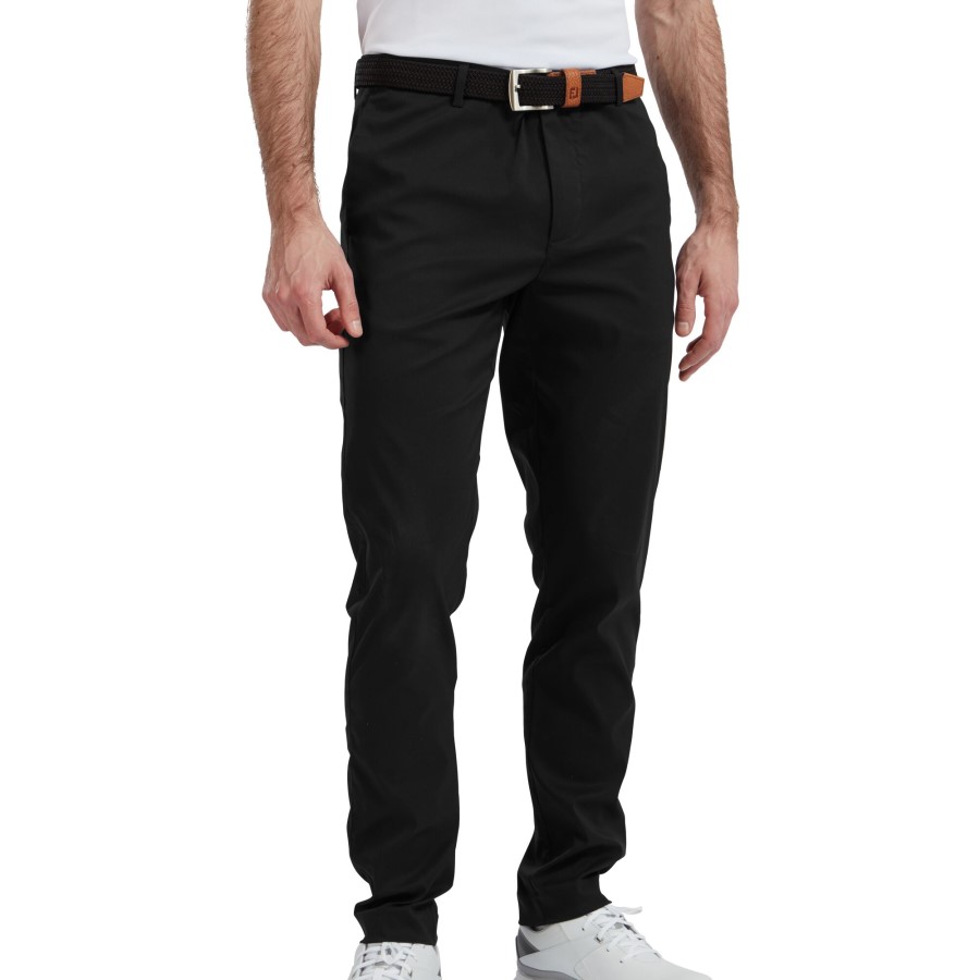 Fj Lite Tapered Fit Bukse Svart Footjoy Norge