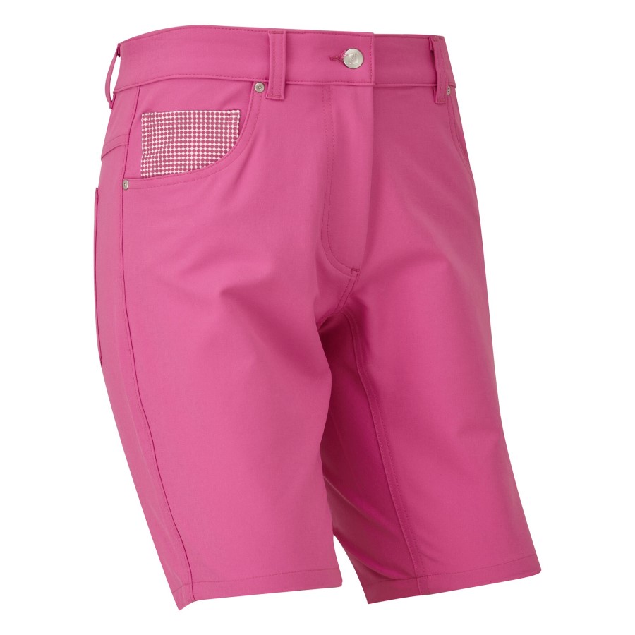 Rose Dame Golffritid Stretch Shorts Footjoy Norge