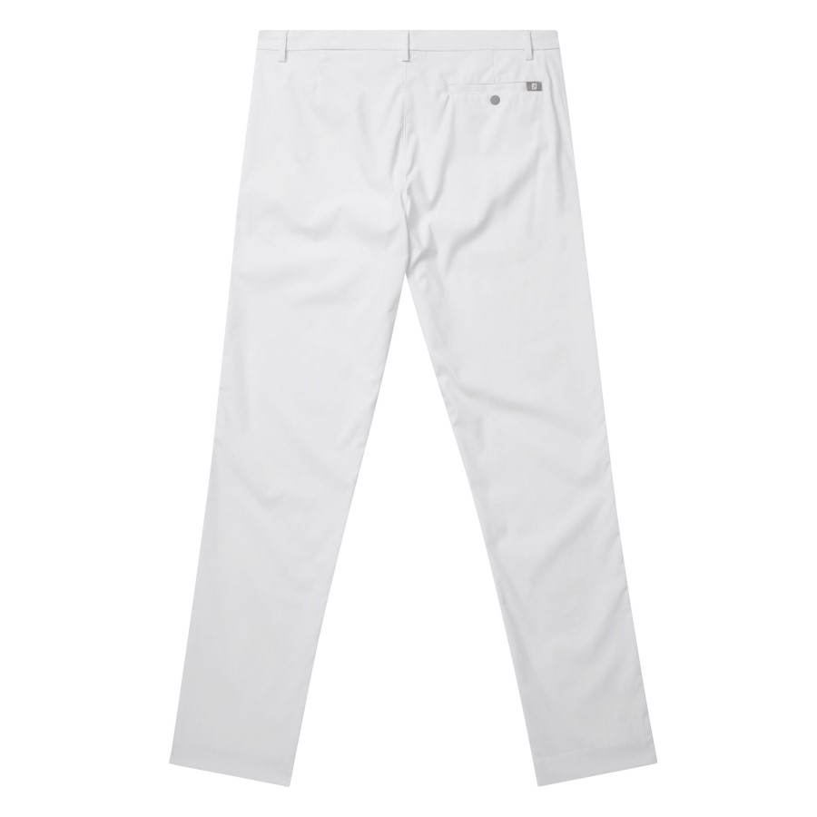 Fj Lite Tapered Fit Bukse Hvit Footjoy Norge