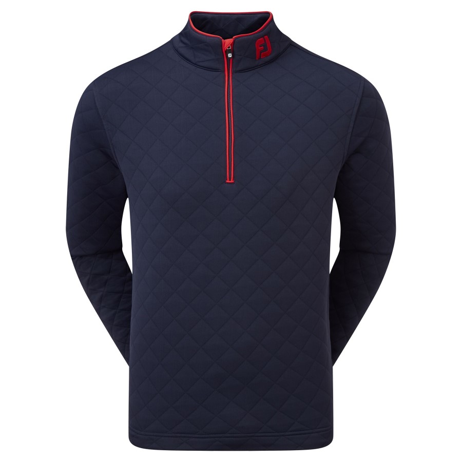 Footjoy Norge Marinerød Fj Diamond Jacquard Chill-out