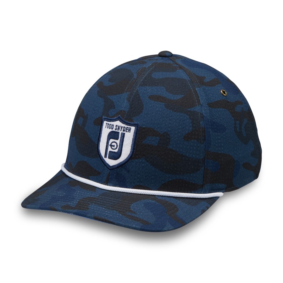 Footjoy Norge Seersucker Rope Cap Blå Camo