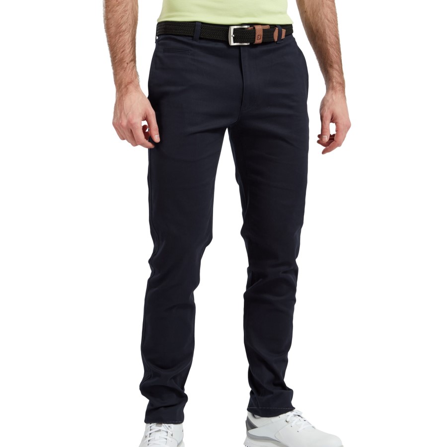 Fj Tapered Fit Chino Navy Footjoy Norge