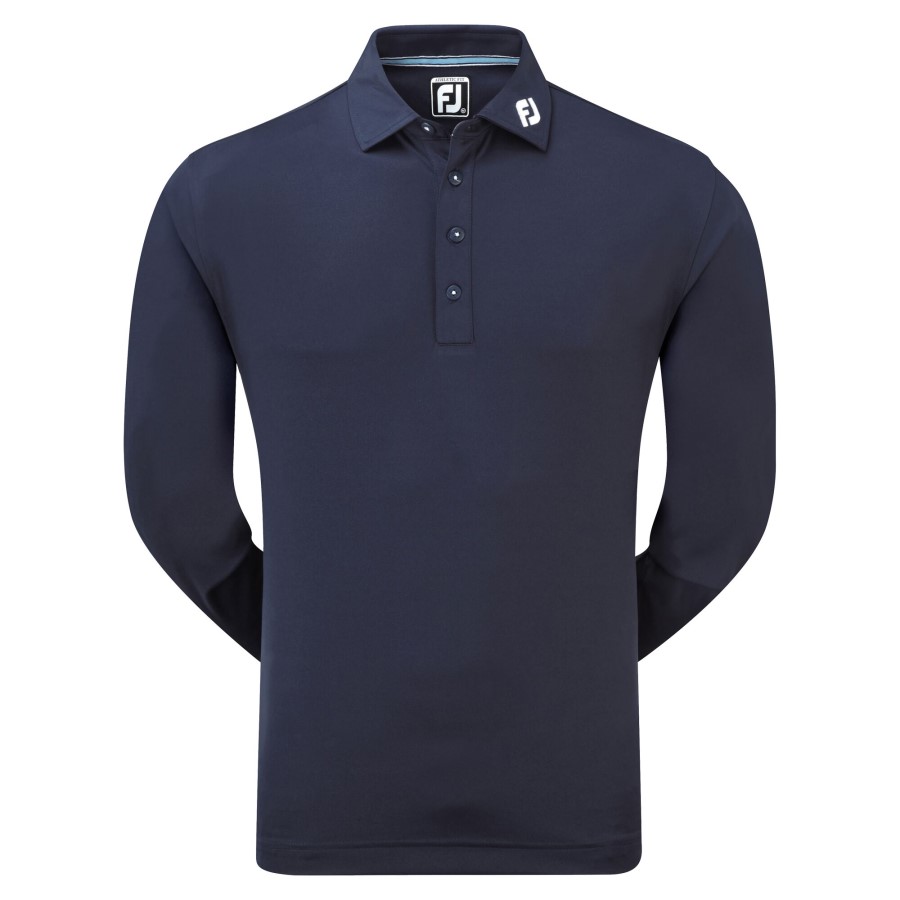 Footjoy Norge Navy Langermet Thermocool Self Krage