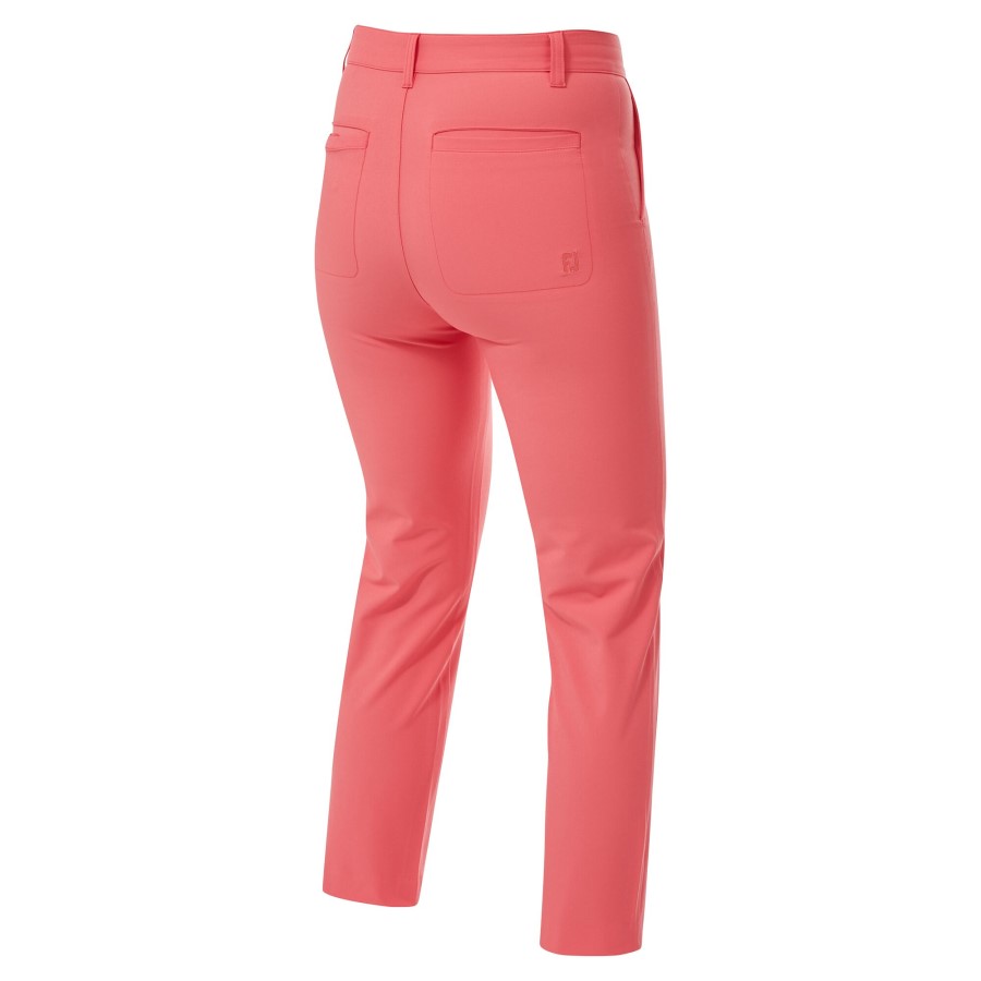 Stretch Cropped Bukser Bright Coral Footjoy Norge