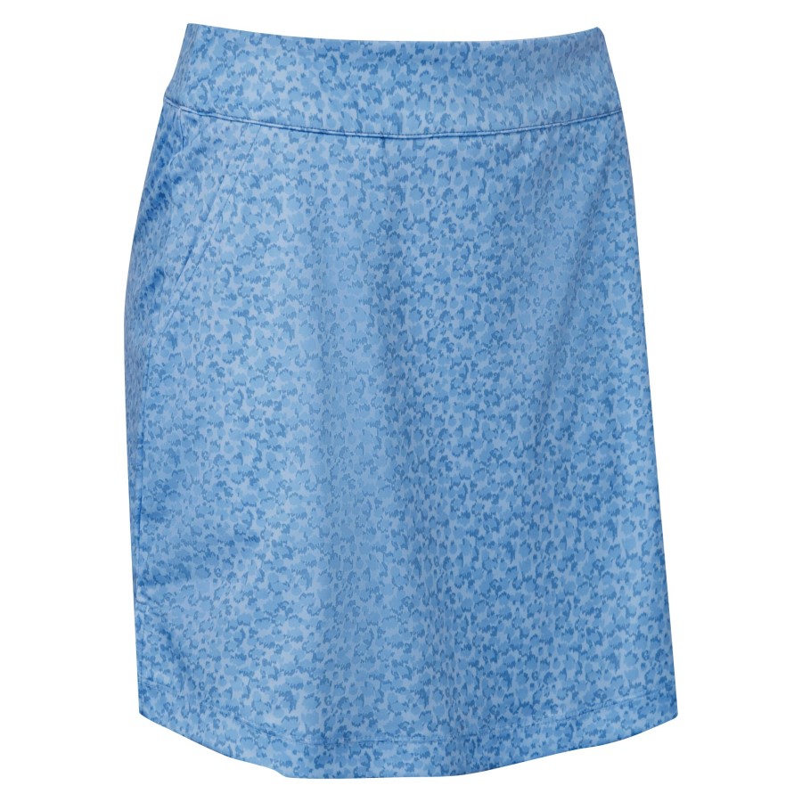 Interlock-trykk For Kvinner Skort Footjoy Norge Blue Jay