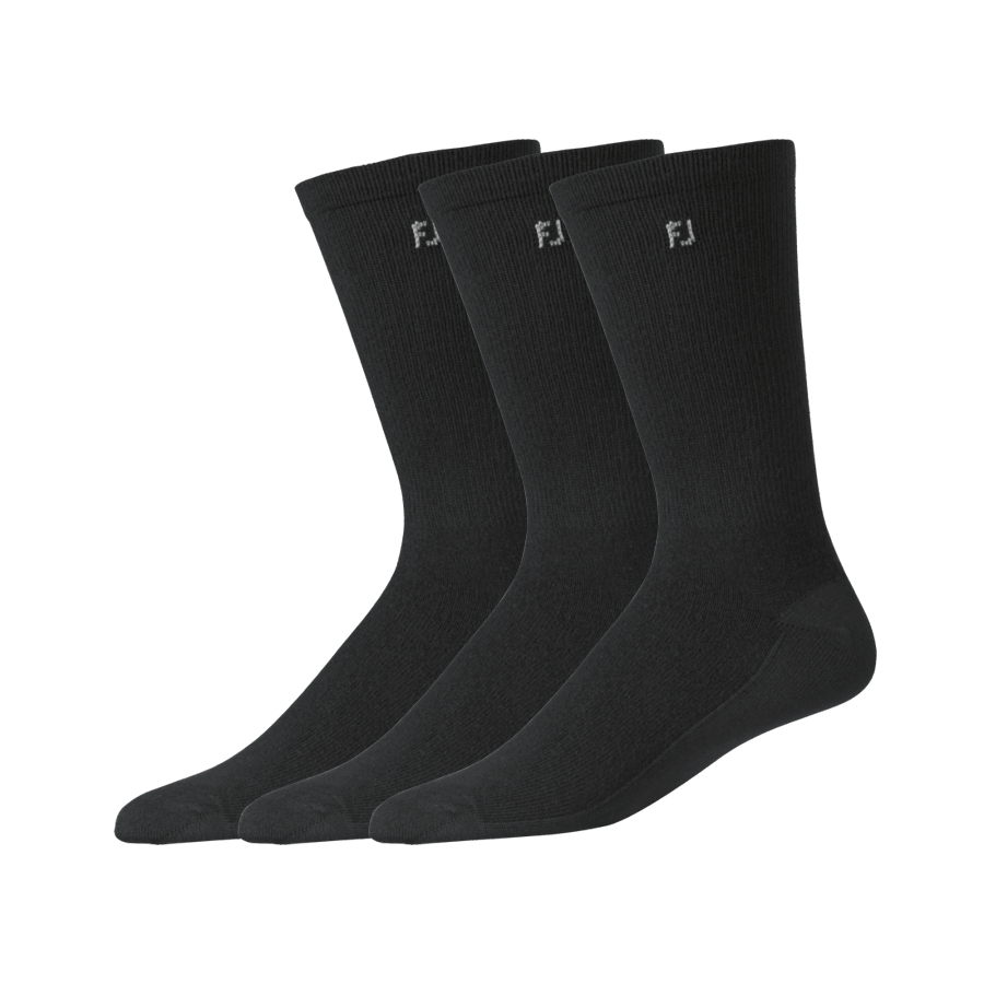 Footjoy Norge Prodry Lettvektsmannskap 3 Par Pakke Svart