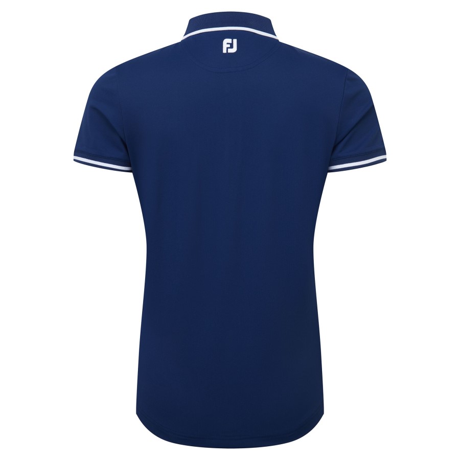 åpen Glidelås Polo Kvinner åpen Blå Footjoy Norge