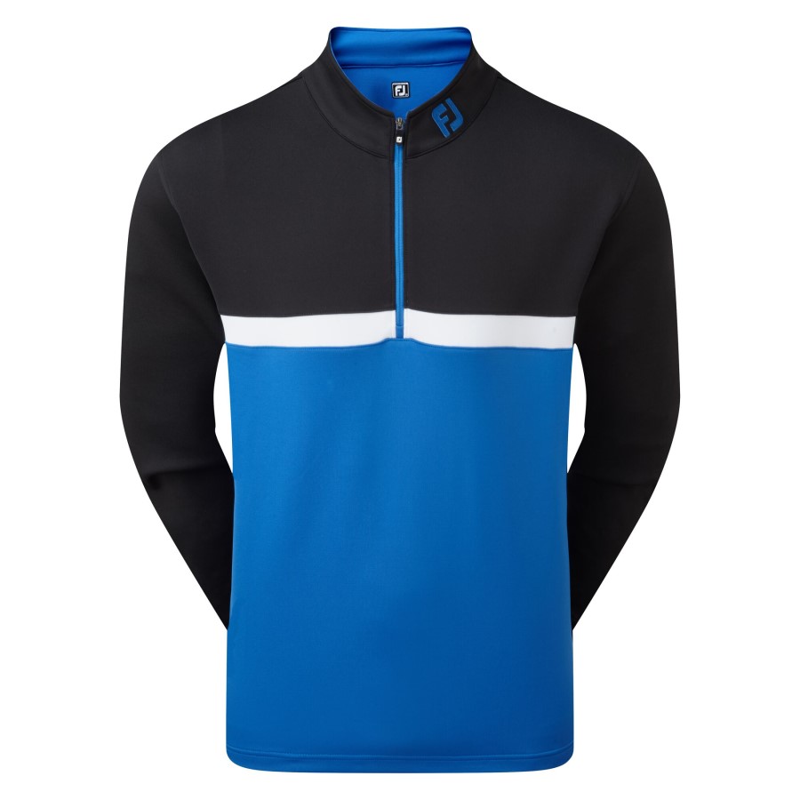 Footjoy Norge Color Blocked Chill-out Genser Svart-kongelig-hvit