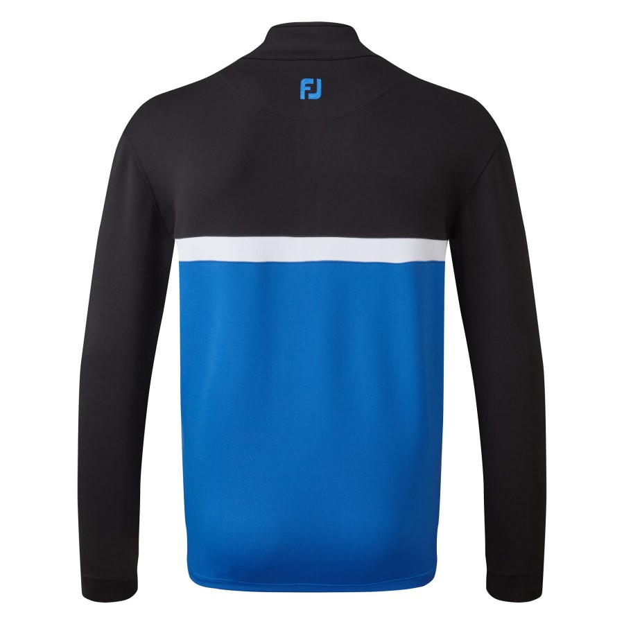 Footjoy Norge Color Blocked Chill-out Genser Svart-kongelig-hvit