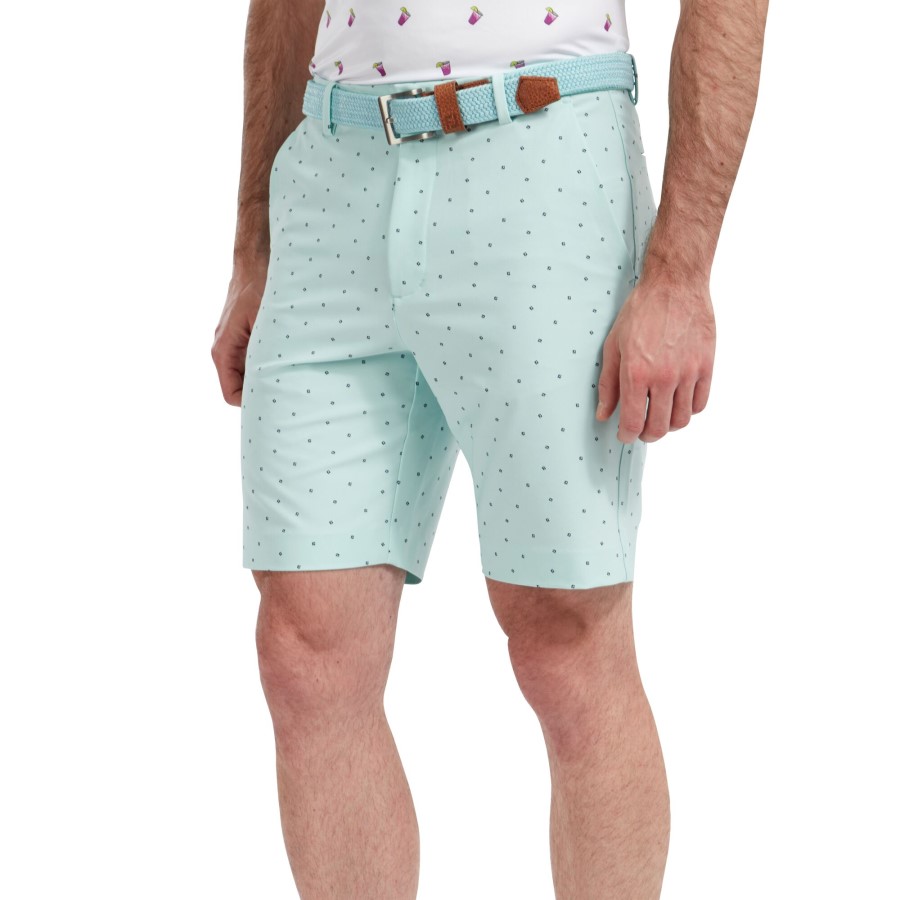 Footjoy Norge Mint-blå Fj Lite Tapered Fit Short