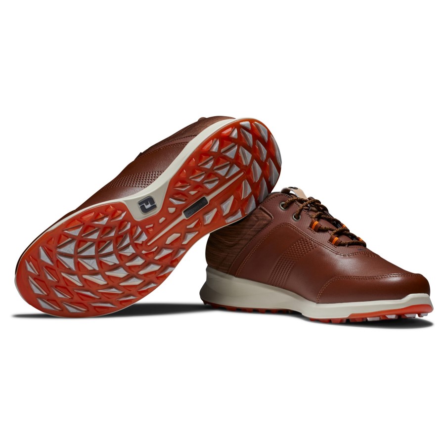 Cognac-brun-oransje Stratos Footjoy Norge