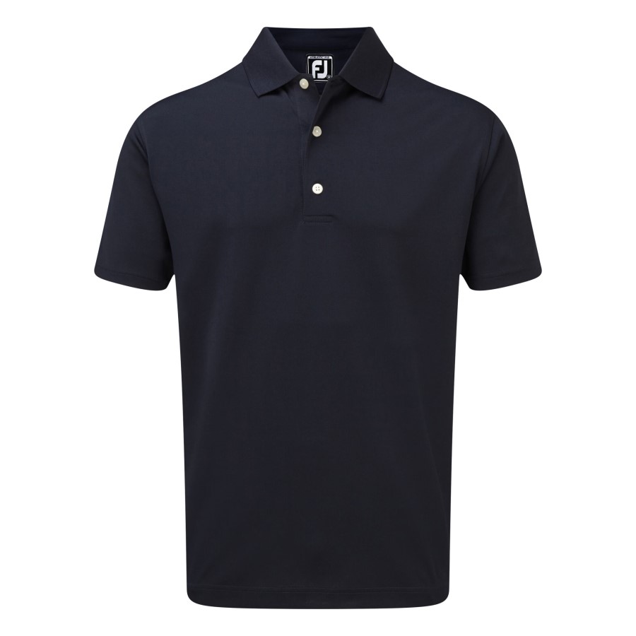 Marine Footjoy Norge Stretch Pique Solid Ribbestrikket Krage