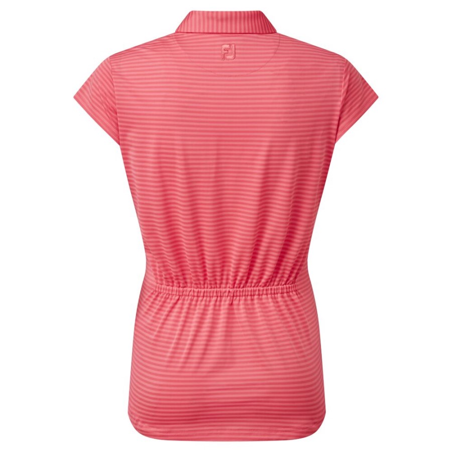 Footjoy Norge Tonal Stripe Lisle Bright Coral